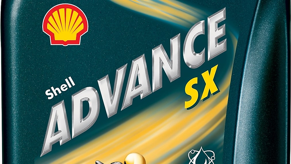 Huile Moto SHELL Advance SX2   Marque SHELL - Emballage